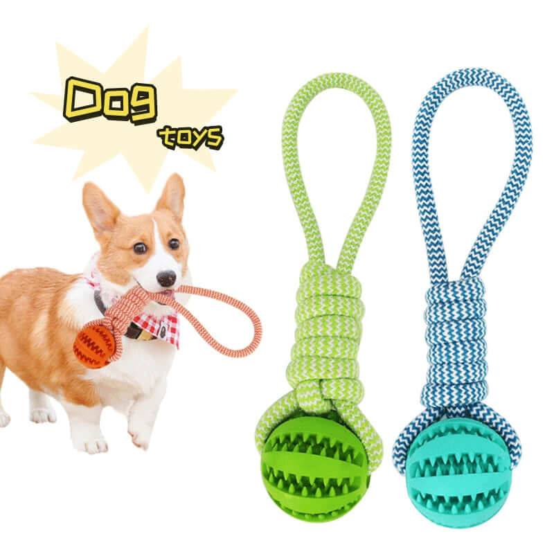 Interactive Treat Dispensing Rope Ball